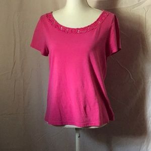 Liz Claiborne pink dress T-shirt size large